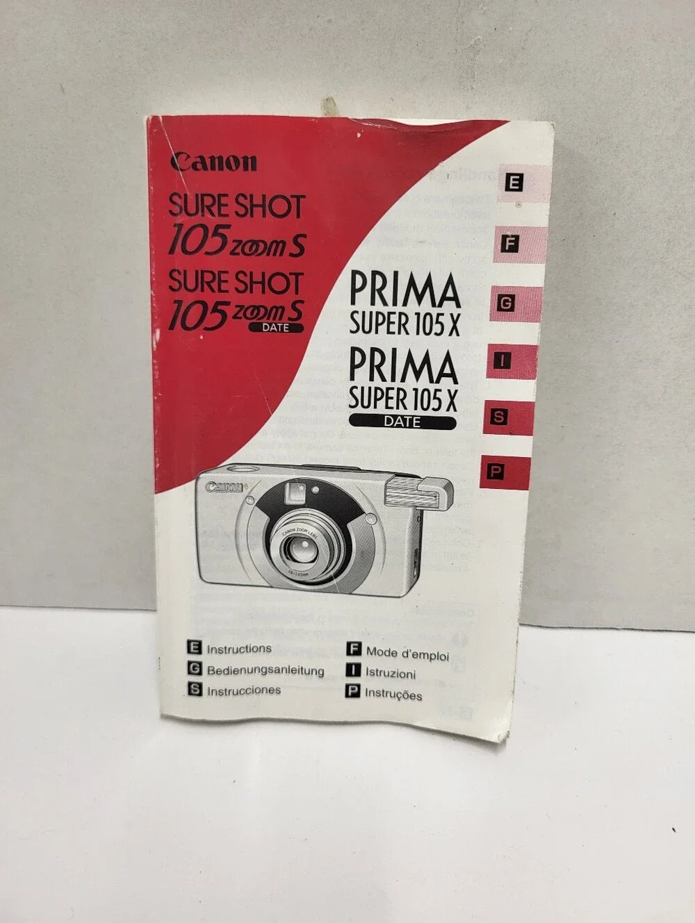Canon Sure Shot 105 Zoom S Date 35mm Point & Shoot Film Camera Battery Tested